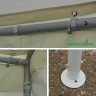 Шатер садовый GREEN GLADE 3018 (CP-018) длина 5м ширина 8м высота 3.1м белый 3018 (CP-018)